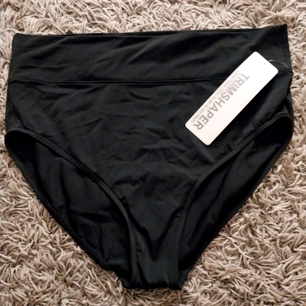 Trimshaper Swim Brief Bottoms NWT Sz 18